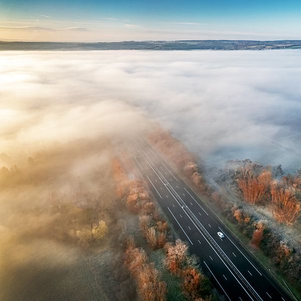 Fahrt in den Nebel von Ruud Peters