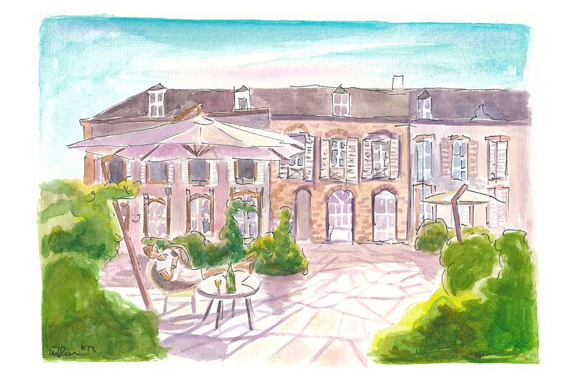 Avenue de Champagne Epernay Frankrijk Ontspan en proef in de zon van Markus Bleichner