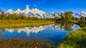 Schwabacher Landung im Grand Teton NP, Wyoming, USA