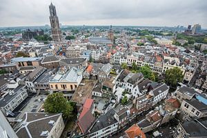 Uitzicht over de binnenstad van Utrecht. van De Utrechtse Internet Courant (DUIC)