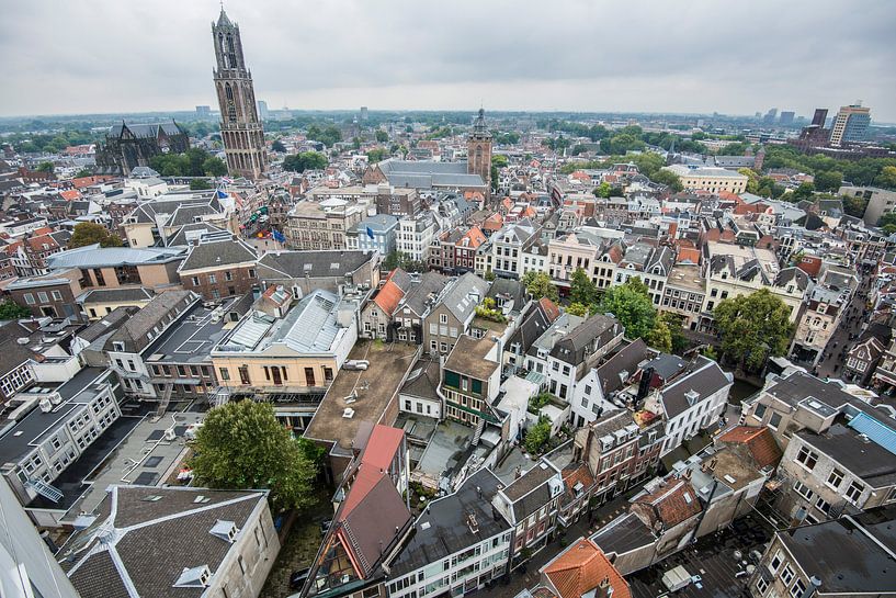 Uitzicht over de binnenstad van Utrecht. van De Utrechtse Internet Courant (DUIC)