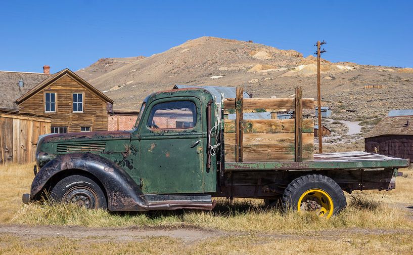 Un camion classique dans la ville fantôme de Bodie par Marc Venema