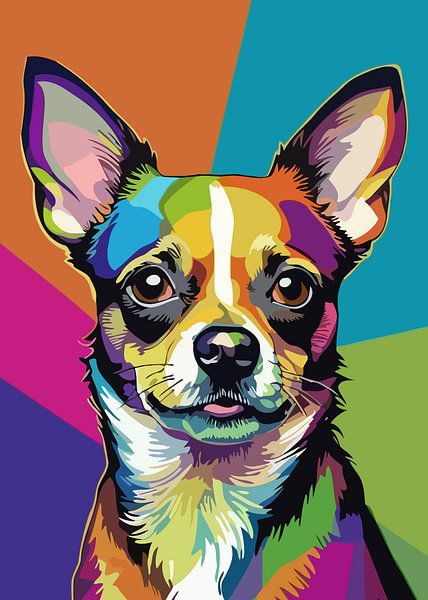 Chihuahua Pop Art Style by MIROKKU