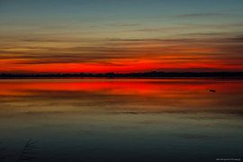 Zonsondergang. van Albert Hoogendoorn