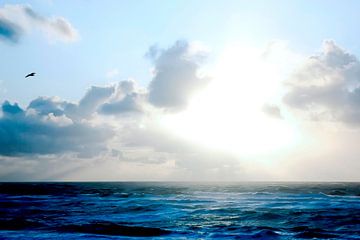 Sylt: Blauw water, golven van Norbert Sülzner