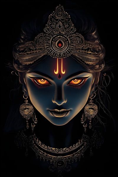 De scherpe blik van Devi van Art Kingdom