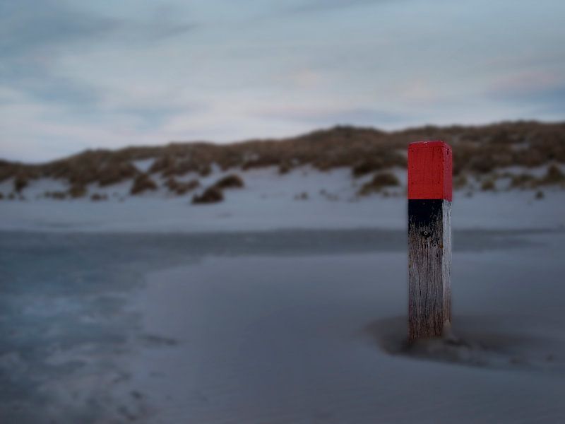 Strandpaal, Terschelling von Rinke Velds
