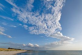 The vast sky above Hiddensee by Ralf Lehmann