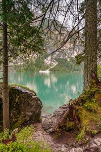 Pragser Wildsee in den Dolomiten.