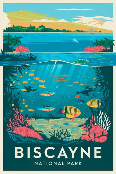 Biscayne National Park von Poster Art Shop