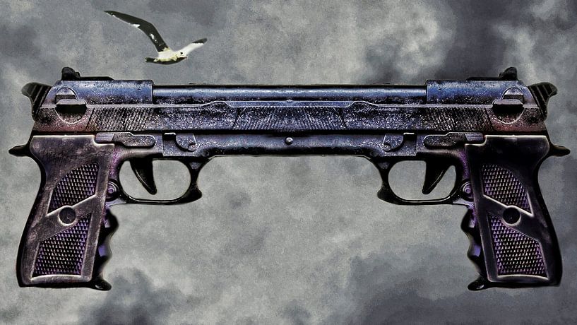 Dualité de l'arme du karma par Ruben van Gogh - smartphoneart