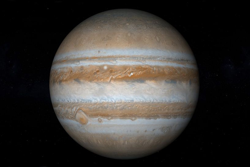 Rendu 3D de la planète Jupiter par Tom Voelz