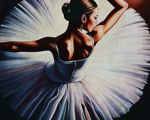 Ballerina von oben gesehen