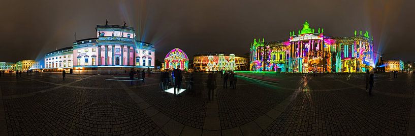 Bebelplatz Panorama - La nuit dans une lumière spéciale par Frank Herrmann