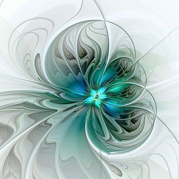 Abstract with Blue 2 by gabiw Art
