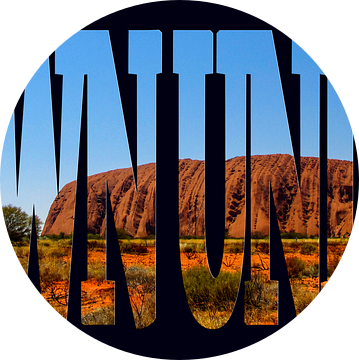 Down Under, Uluru, symbool van Australië van Rietje Bulthuis