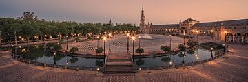 Panorama der Plaza de España, Sevilla