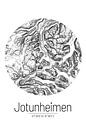 Jotunheimen | Kaart Topografie (Minimaal) van ViaMapia thumbnail