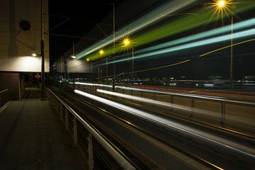 Amsterdam by Night - Moving Tram