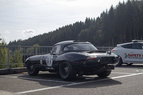 Jaguar E-type in Spa-Francochamps