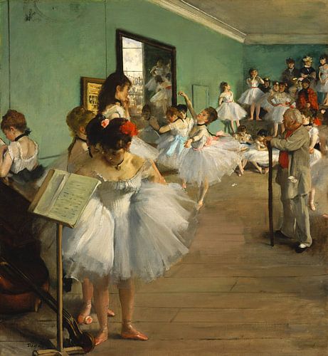 Edgar Degas, la leçon de danse, 1874