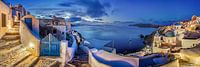 Santorini in Griekenland in de vroege ochtend van Voss Fine Art Fotografie thumbnail
