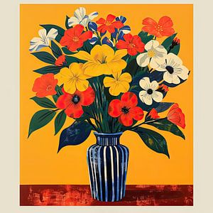 Blumenstrauß, Blumen, Vase
