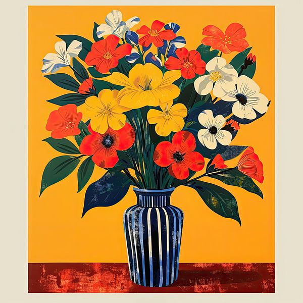 bouquet, fleurs, vase par Niklas Maximilian