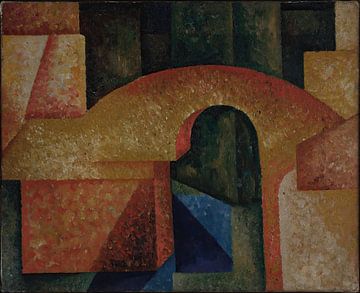 Zonder titel - Ponte (1914) van Amadeo de Souza-Cardoso van Peter Balan
