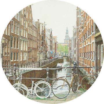 Schilderij: Amsterdam, Oudezijds Kolk