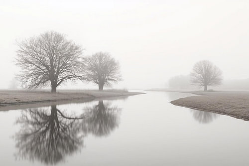 Stille Wasser im Nebel: Die Ästhetik des Vergänglichen