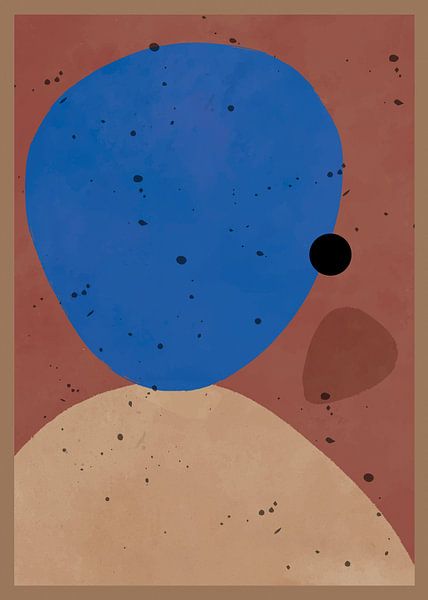 TW Living - Abstract ZEN BLUE BALANCE van TW living