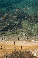 The coast from above