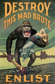 Harry Ryle Hopps – Gorilla (c. Early 20th Century) by Timeless Artworks
