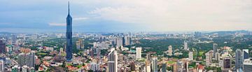 Skyline von Kuala Lumpur von Atelier Liesjes