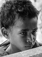 Young Sentani Lake island boy