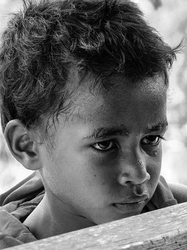 Young Sentani Lake island boy