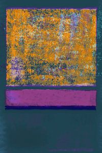 Abstract in orange, grau und lila