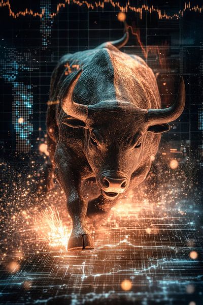 Bulle sur le marché numérique - Dynamique par Poster Art Shop