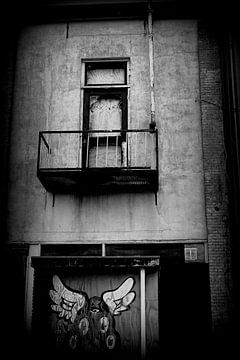 Balkon, Grafity  sur Angelique Roelofs