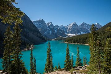 Morraine Lake, Alberta (Canada) van Kaj Hendriks