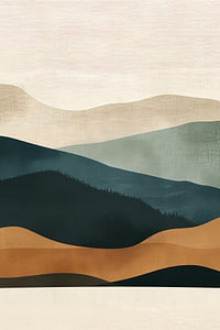 Mountainous Tranquillity, eine minimalistische Erkundung der Natur