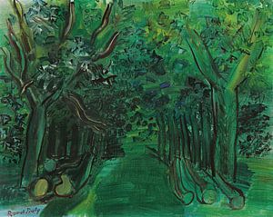 Raoul Dufy - Straße im Wald (circa 1930)