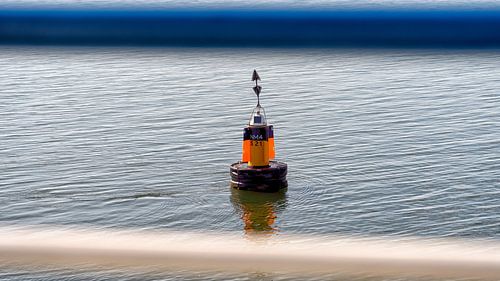 Markering Noord Meep en Slenk voor Terschelling