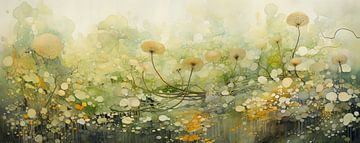 Ein Meer von Blumen von Abstraktes Gemälde