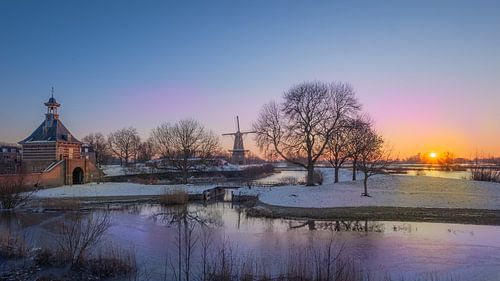 Matinée froide à Gorinchem