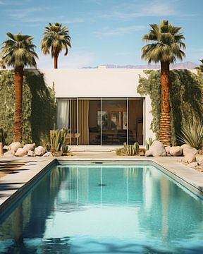 Architectuur in Palm Springs van fernlichtsicht