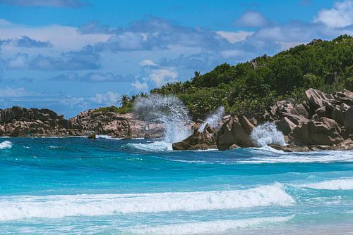 Brandung an der Grand Anse