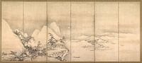 Japan, Muromachi-Zeit. Chinesische Landschaft
