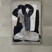 Kundenfoto: Abstrakte Frauenfigur von Roberto Moro, als art frame